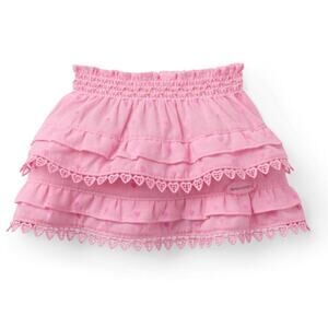 American Girl Love Shack Fancy Billie Skirt Rosie Ruffles Pink Lace Hanger New